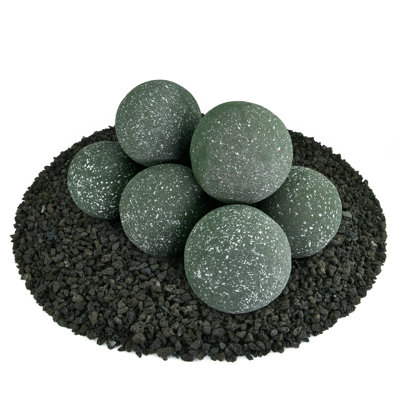 12'' x 19'' Ceramic Fire Pit Accessory