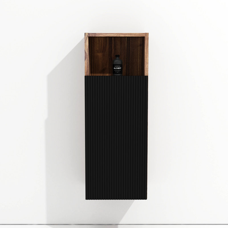 Armoire de rangement murale flottante pour salle de bain, armoire de rangement murale