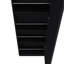 Meuble à chaussures Hokku Designs de 170 cm de hauteur avec miroir pleine longueur, pouvant contenir 10 paires – Wengé-2137816352