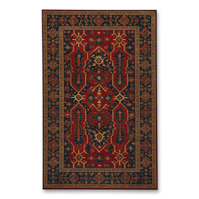 Tapis gris tissé traditionnel Mosso