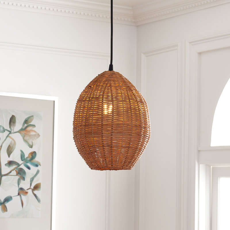 Hennings 1 - Light Brown Shaded Pendant
