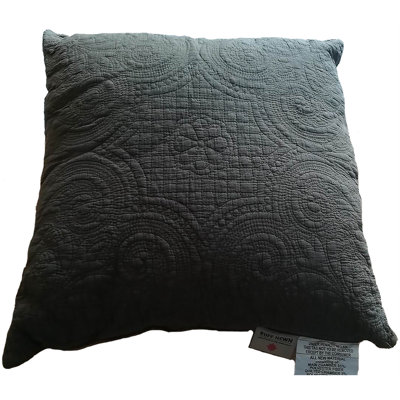  Stone-Washed Filling Stitched Cotton Accent Pillow