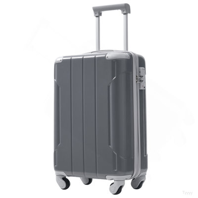 Ensemble de bagage à main 20 pièces 3 pièces avec roulettes, valise légère en ABS rigide pour les escapades à Weedend