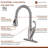 mondawe Pull Down Kitchen Faucet-72651094