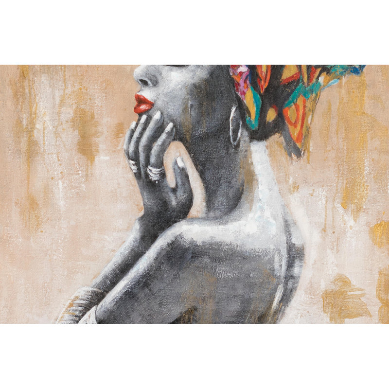 Silent Grace Hand-Painted Acrylic Painting