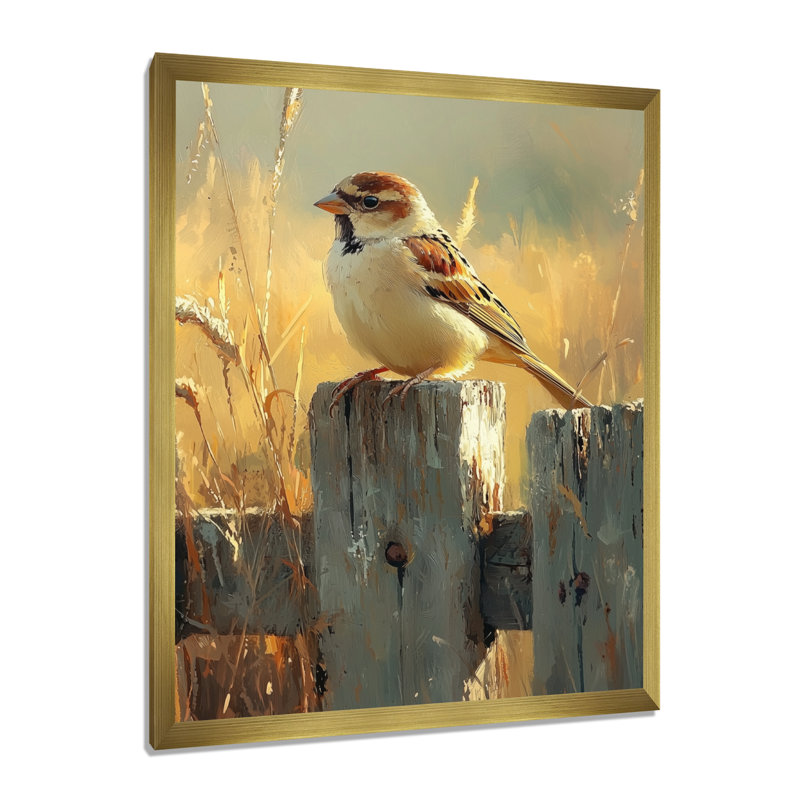 Clarkson - Animals Canvas Art Print, H 40 po x l 30 po, Reproduction encadrée d'une seule photo, Doré