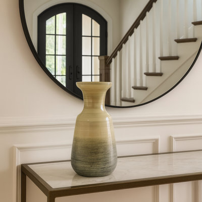 Santara Handmade Glass Table Vase for Flowers
