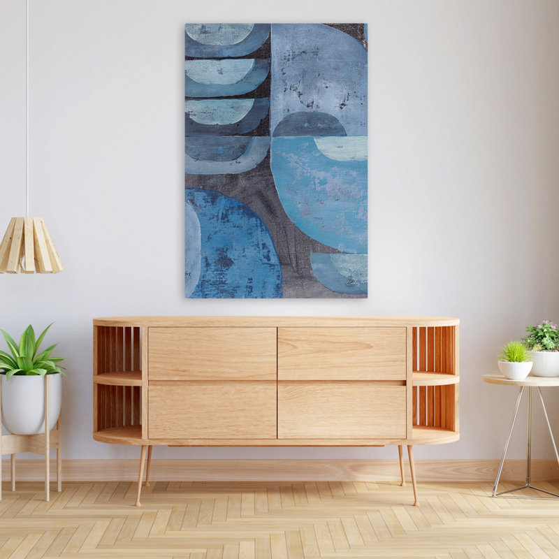 Mid-Century Modern Shape Shift IV, 48" H x 32" W