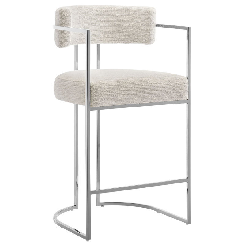 Tabouret de comptoir Huron, Crème