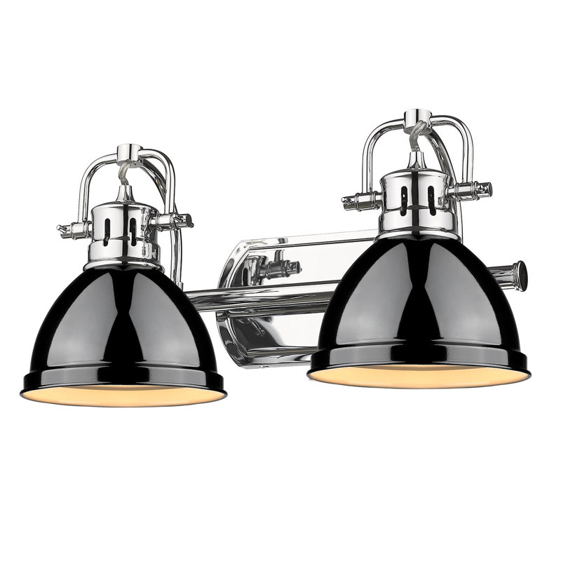 Lyndee 2 - Light Dimmable Vanity Light, Chrome, Black