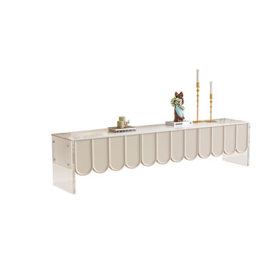 Cream style minimalist TV stand
