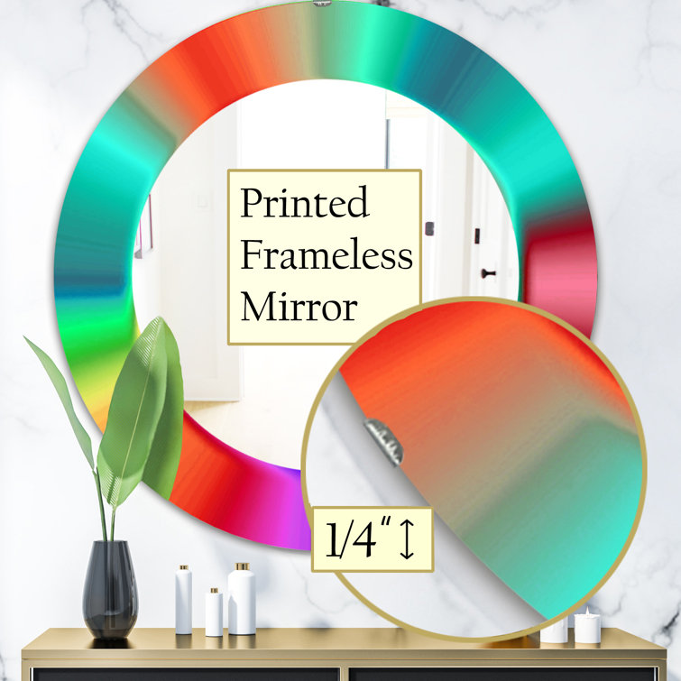 Bless international Rainbow Modern Bathroom/Vanity Mirror | Wayfair