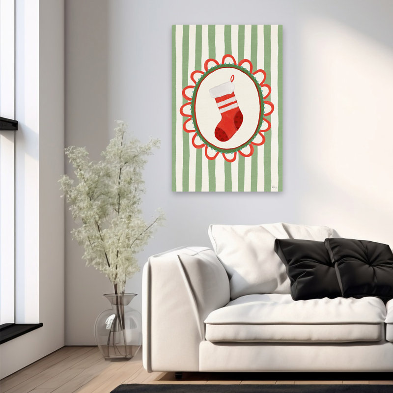 Bright Whimsy IV - Cartouche brillante contemporaine, H 36 po x l 24 po