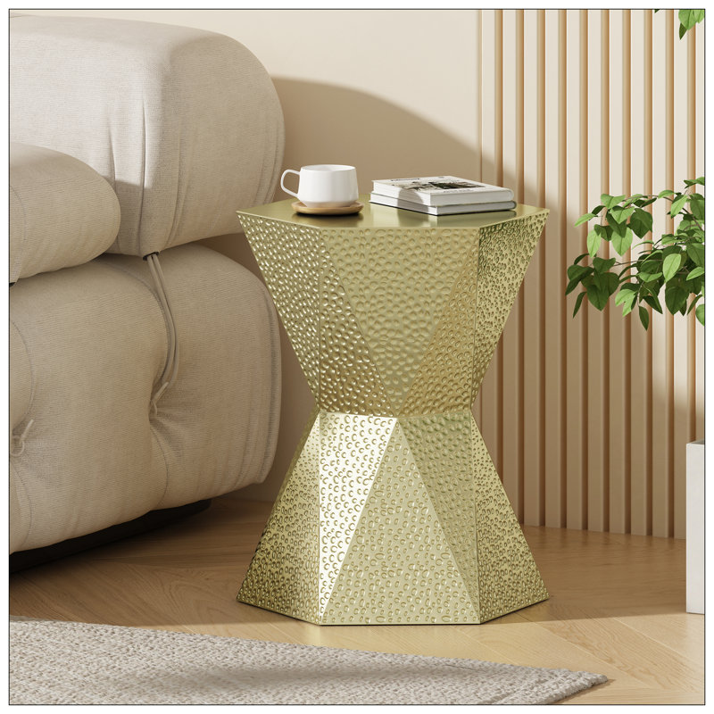 Table d'appoint hexagonale