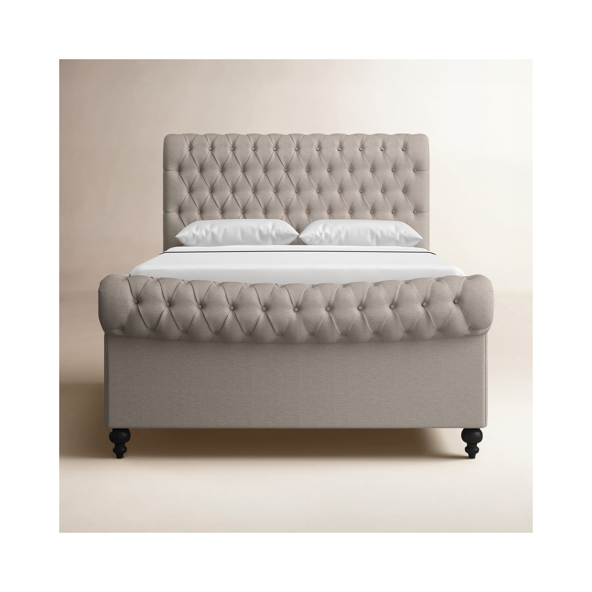Nicolas Upholstered Sleigh Bed, King