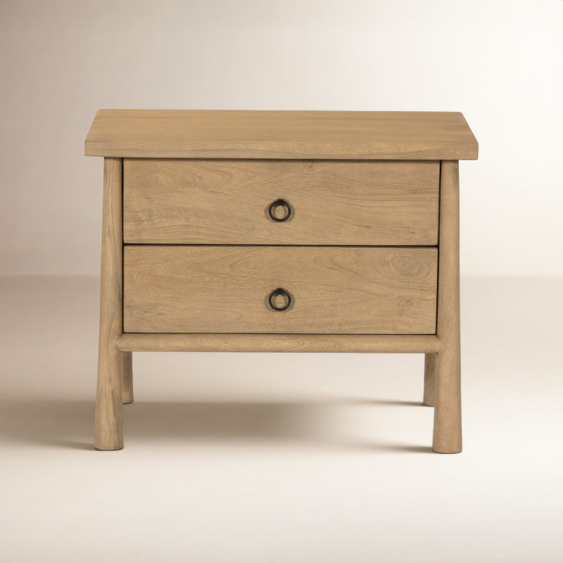 Anderle Nightstand, Caramel Mango