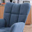 Chaise berçante rembourrée avec fauteuil à bascule et fauteuil à haut dossier rembourré avec fauteuil à haut dossier et fauteuil d'appoint confortable