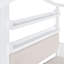 Lit House avec canapé, lit plateforme pour enfants avec deux tiroirs et tablette de rangement-1554305230