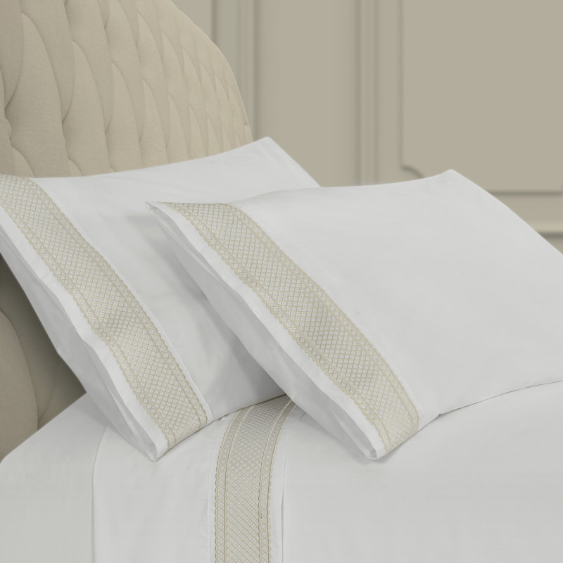 Monarch - Sheet King Pillow Case Pair, King, Silver