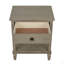 Table de chevet gris récupéré-1255858631