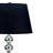 30" Tall Metal Table Lamp With Chrome Finish