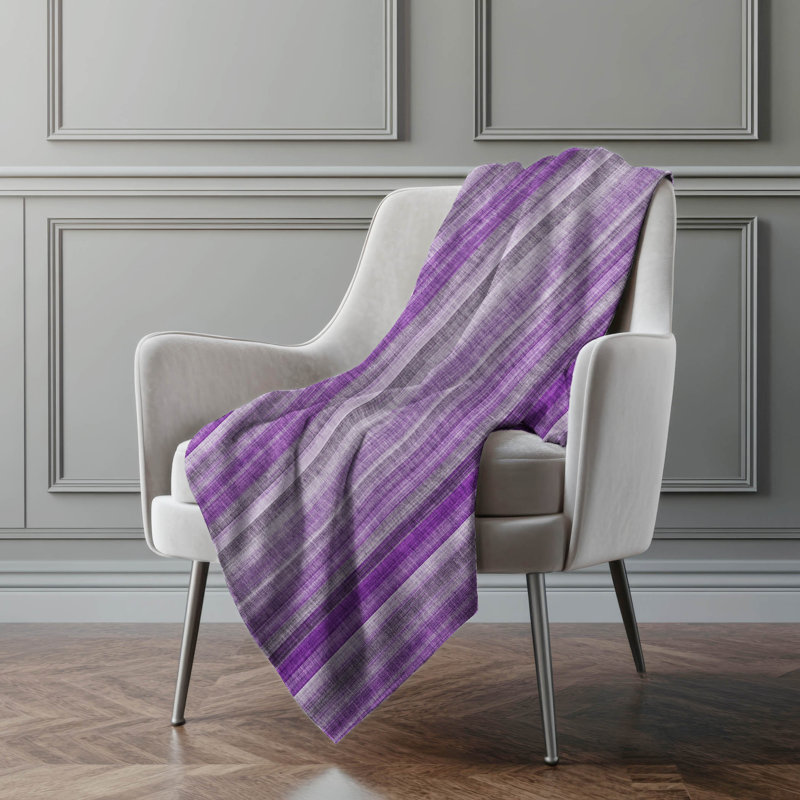 Jeté en sherpa Addison, Mauve
