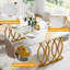 Metal Base Dining Table