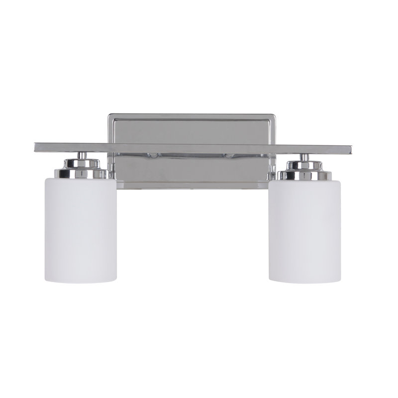 Éclairage pour meuble-lavabo 2 lumières Keisuke, Chrome