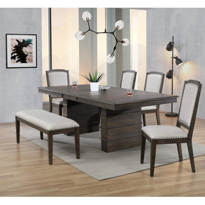 Seaver Double Pedestal Dining Set
