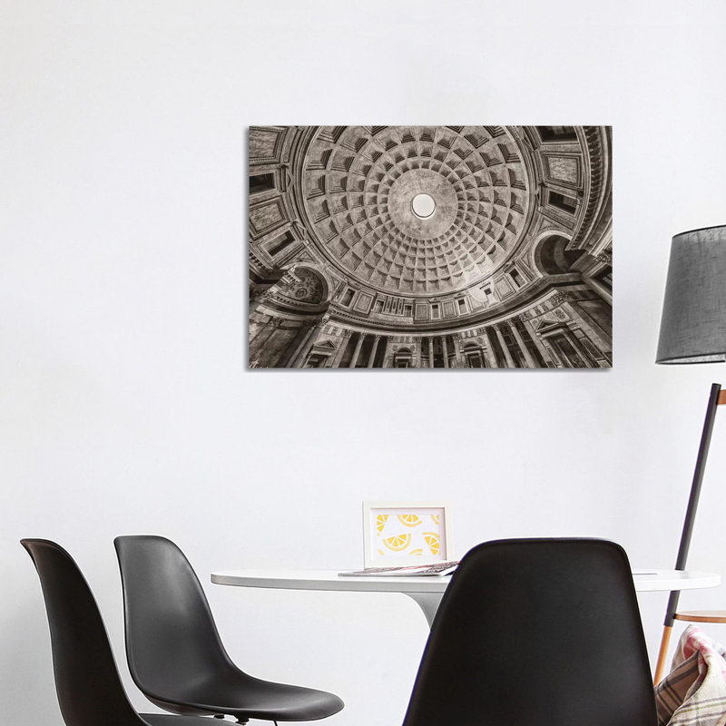 Italy, Pantheon 1 Piece Wrapped Canvas Wall Art, 101.6 cm H x 66.04 cm W