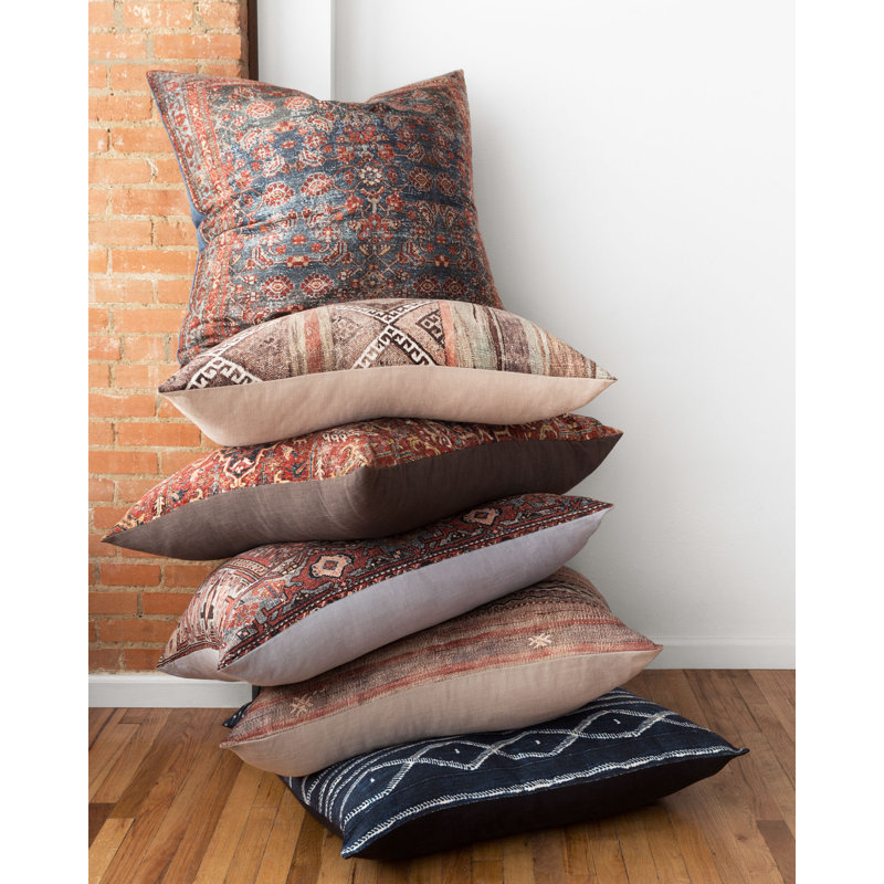 Bohemian Multicolor Polyester Square Decorative Pillow