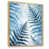 Toile naturelle avec cadre flottant