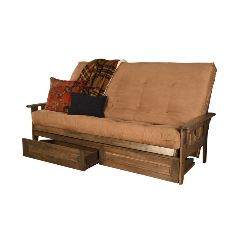 Futon avec matelas Stratford, Suède suédine
