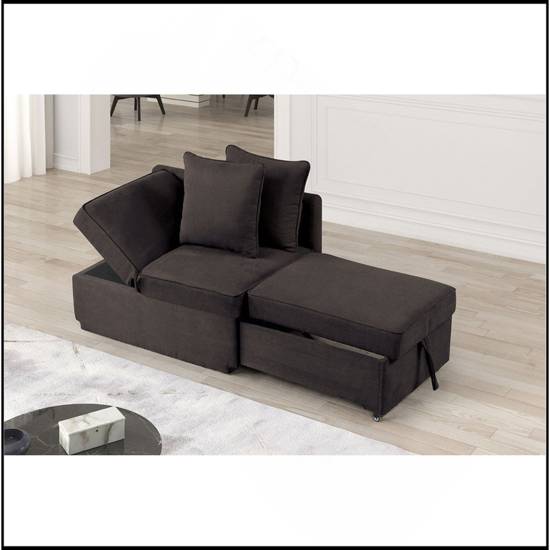 Fauteuil convertible 1pc, Gris