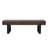 59-Inch Farmhouse Dining Bench, Versatile Indoor Kitchen and Entryway Seating with Sturdy Metal Legs and MDF Top-120921519