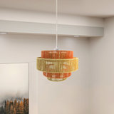 Charming Pendant Lamp with Natural and Stylish Weave for All Rooms
