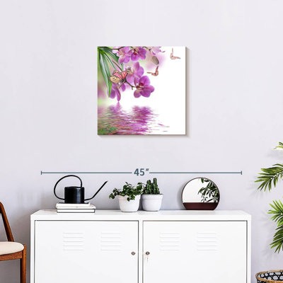 Orchidée Harnek et papillons