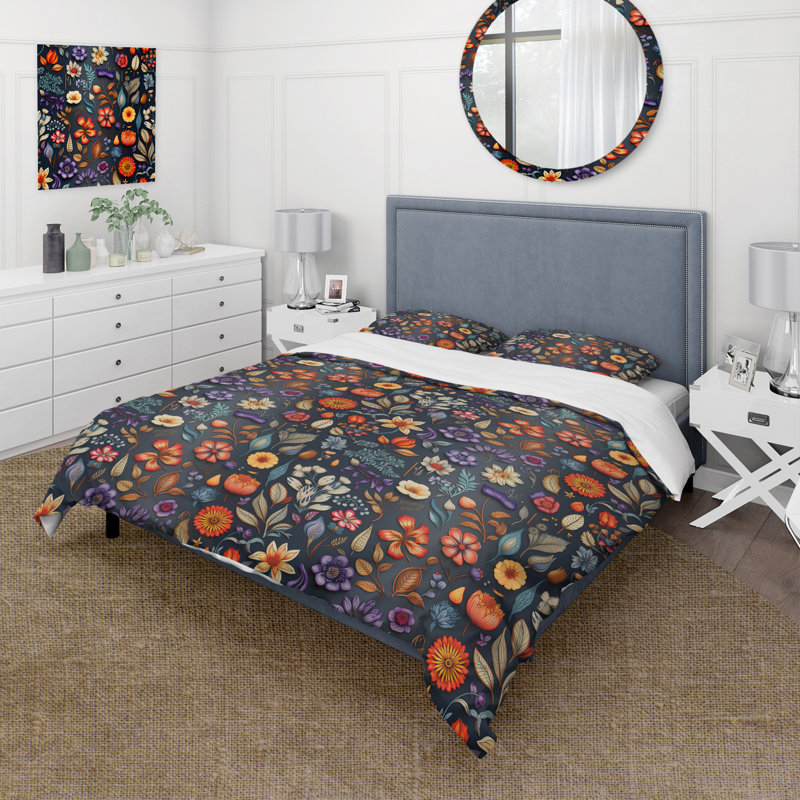 Ensemble de housse de couette Tropical Tapestries, Housse de couette pour très grand lit et 2 très