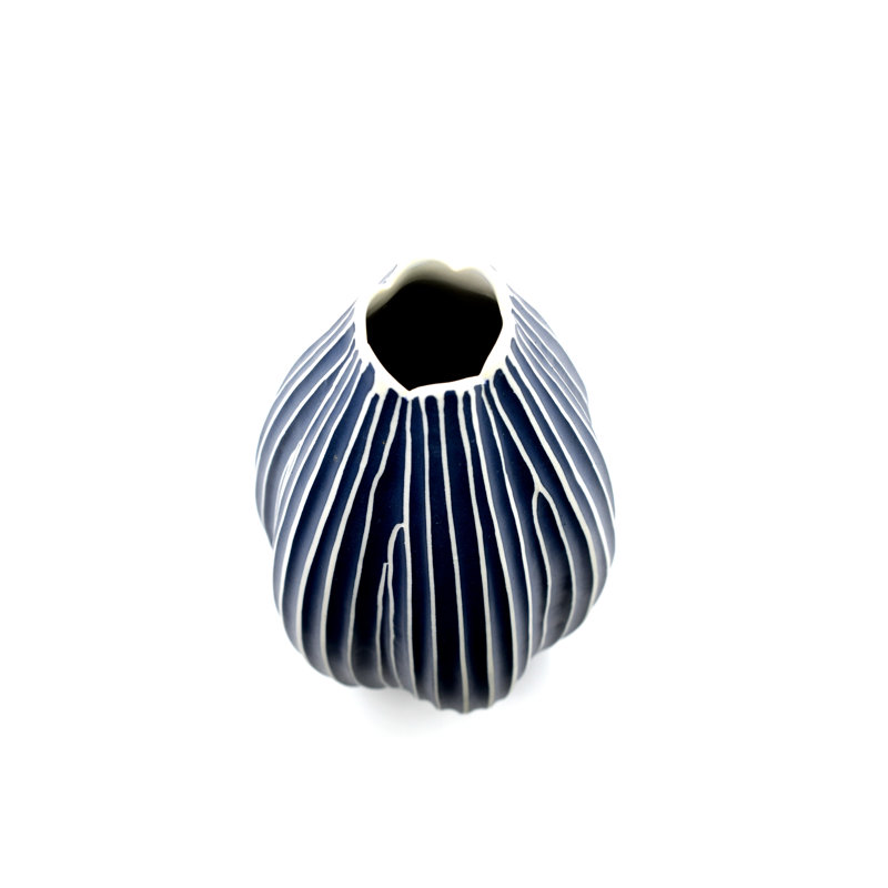 Vase de table Aydn, H 8,9 po x l 4,5 po x P 4,5 po