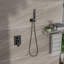 Pomme de douche double - Système de douche carré mural de 12 pouces avec valve brute-122404623