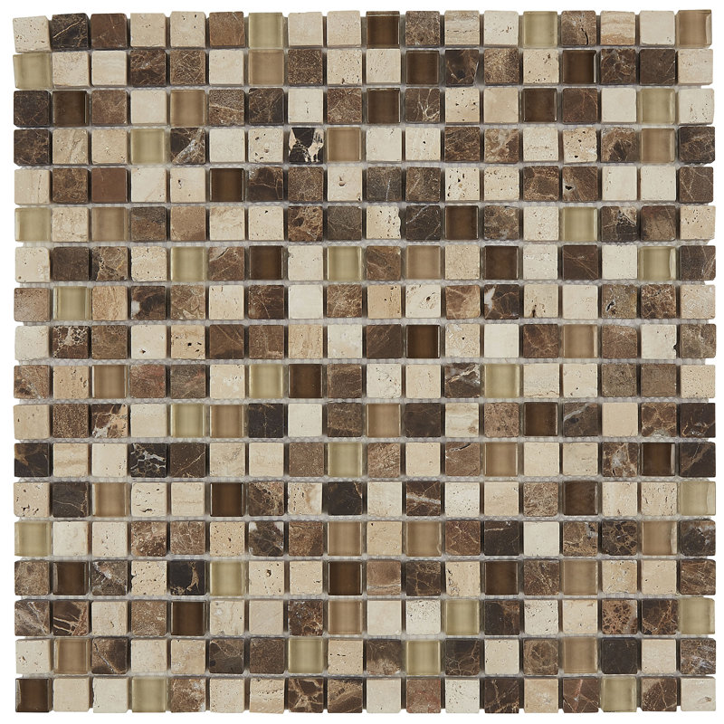 Quincy Random Sized Mixed Material Grid Tile