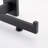 Matte Black Bathroom Hardware Assortment - 4 Pieces, 304 Stainless Steel, Rust-, Scratch-, Modern Design, Simple Setup For Various Rooms 4 Ensemble In Tarnish-, Style, Easy To Install-1293974352