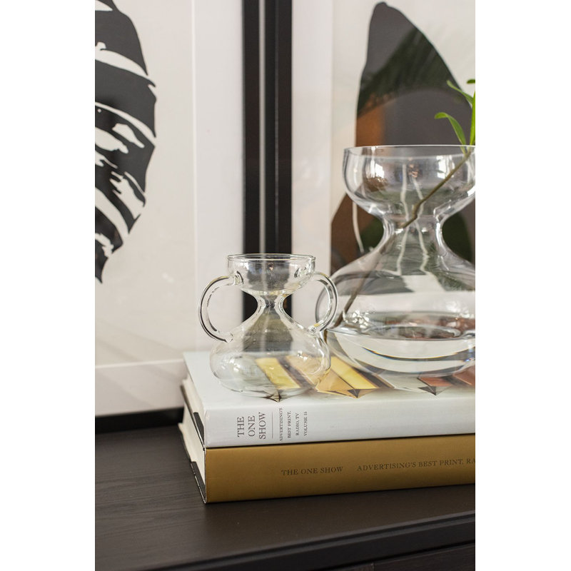 Vase de table en verre fait à la main Ander