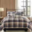 Couette 6 pièces à chevrons, couleur neutre, motif à carreaux Buffalo, coussins imprimés cousus à la main, style neutre et décoratif, avec toutes les fonctionnalités.