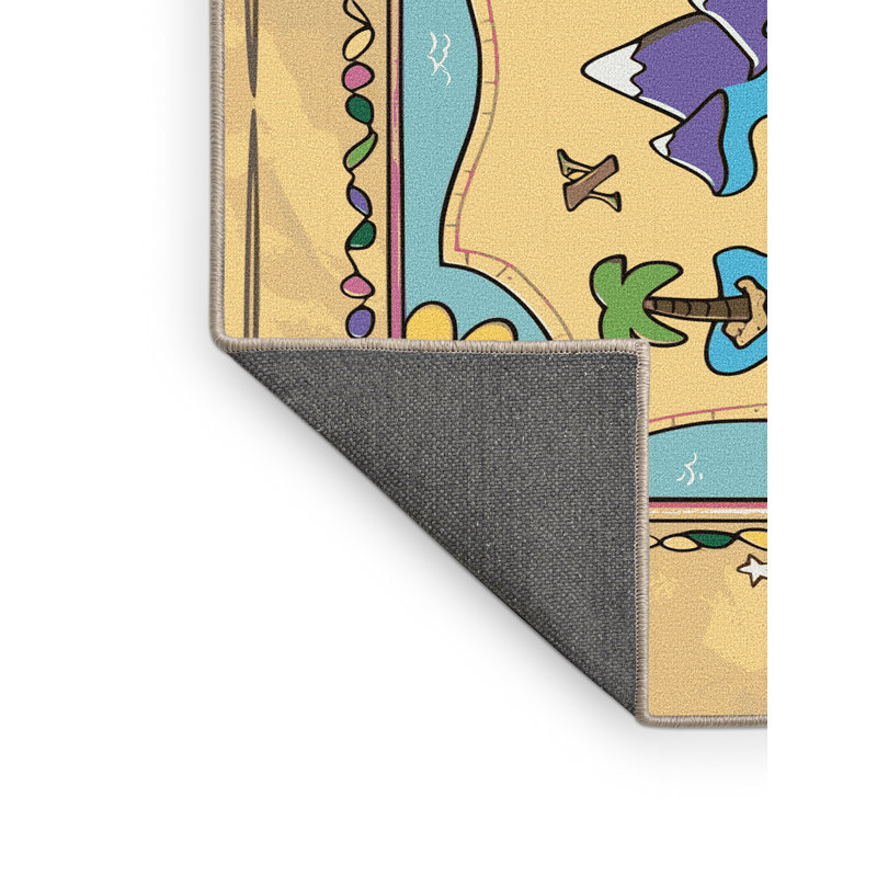 Tapis pour enfants Sunside Sails Pirates, Rectangle 5 pi x 7 pi