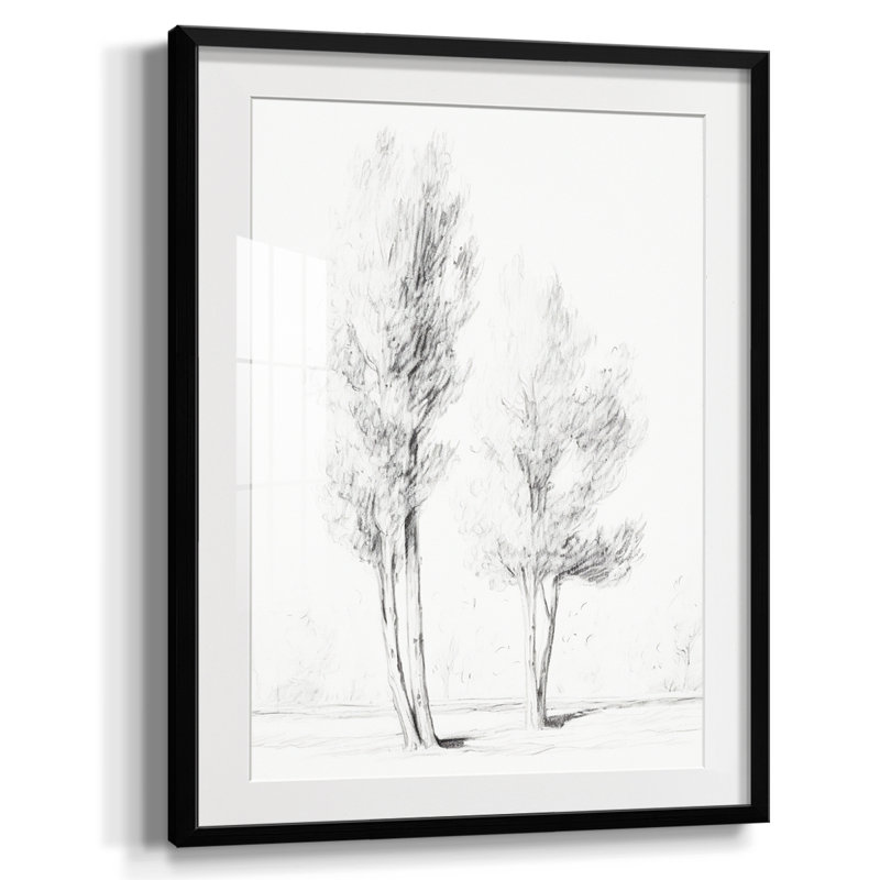 Vintage Sketch IV -Framed Print