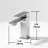 Dunn 6" H Single Handle Single Hole Bathroom Faucet-69840065