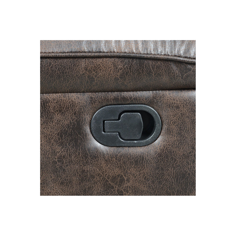Cadem 42" Wide Recliner Chair, Brown 100% Polyester