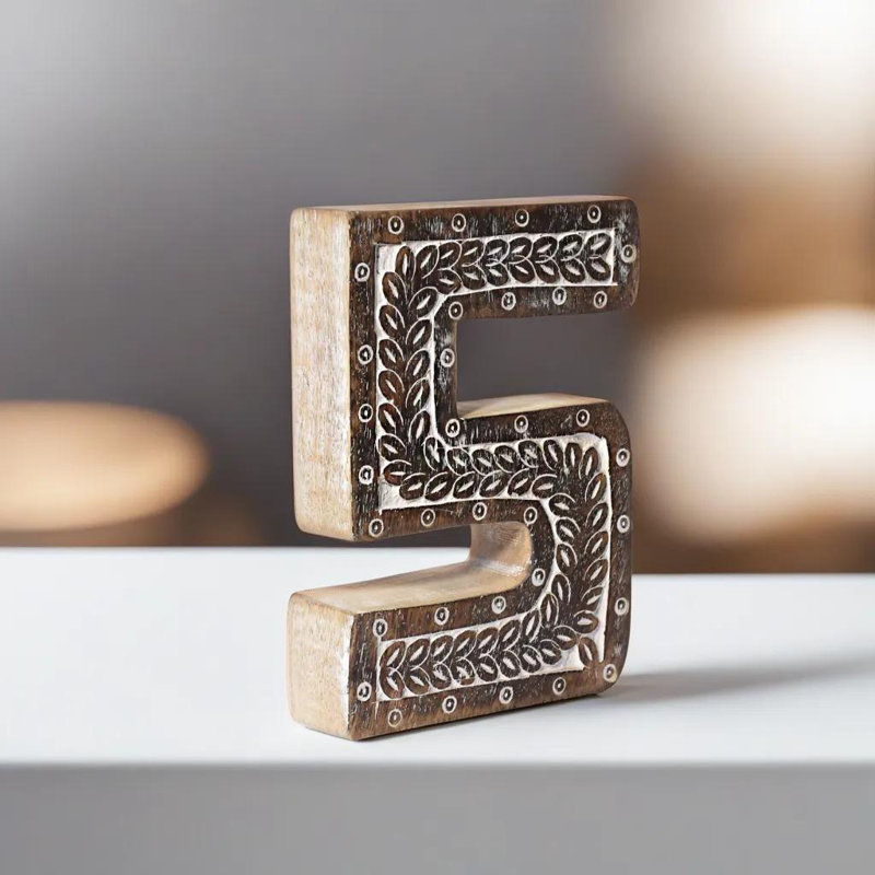 Alaiah Handmade Eco-Friendly Block, 5, White