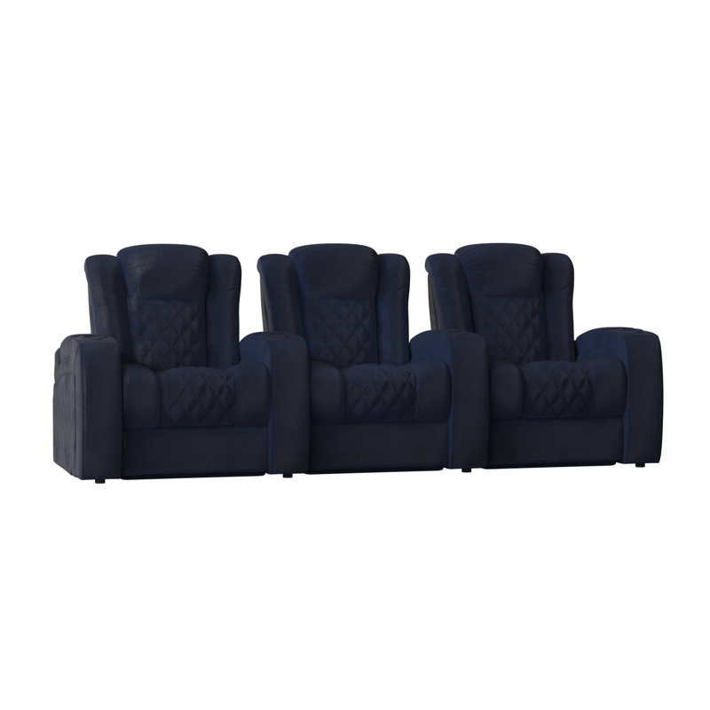 Sièges de rangée de cinéma (rangée de 3), Océan Smartsuede
